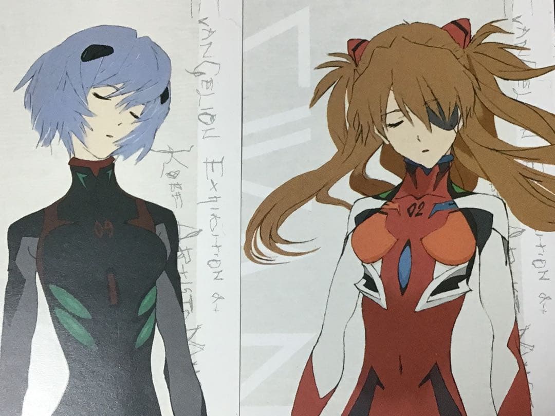 エヴァンゲリオン展　半券　使用済み　2枚セット　アスカ・ラングレー　綾波レイ