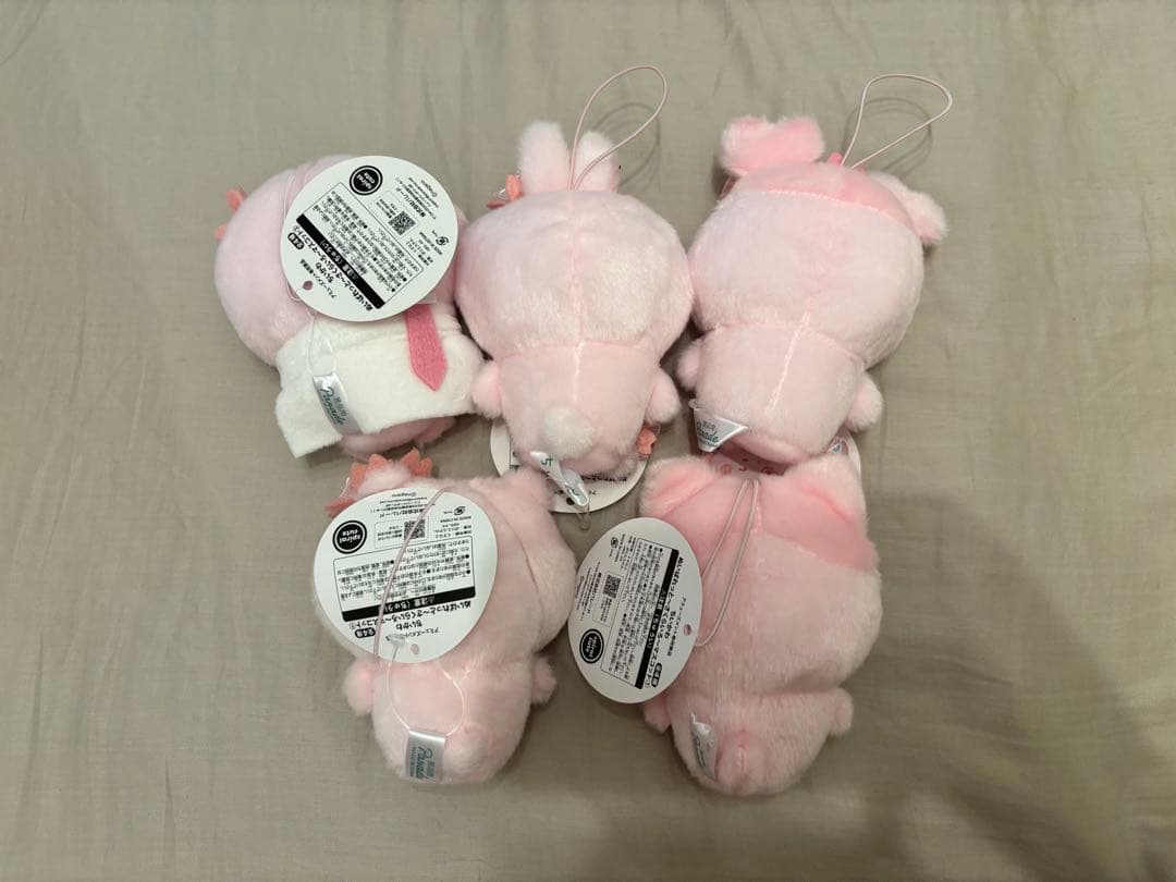 ぬいぱれっと～さくらいろ～マスコット5個セット