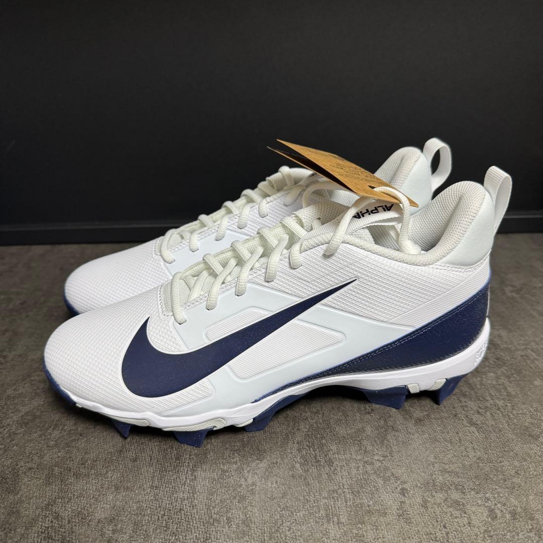 NIKE alpha manace shark ホワイト 白 アメフトスパイク②
