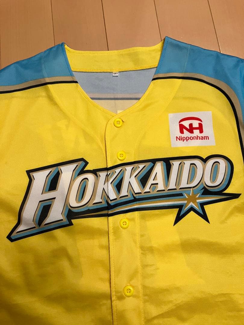 大谷翔平　ユニフォーム　北海道日本ハムファイターズ　レプリカ　イエロー　プリント