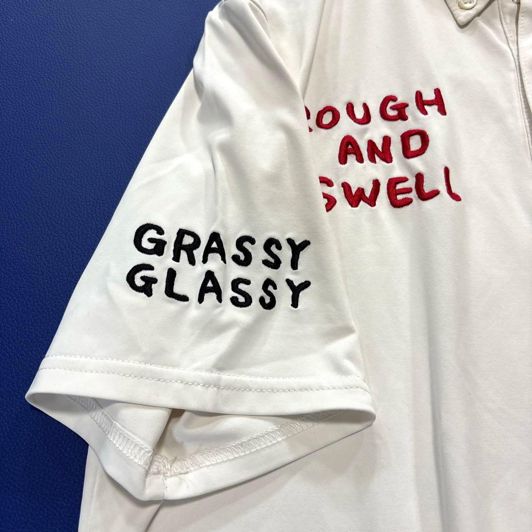 rough&swell ゴルフ 半袖ポロシャツ ホワイト S カモノハシ