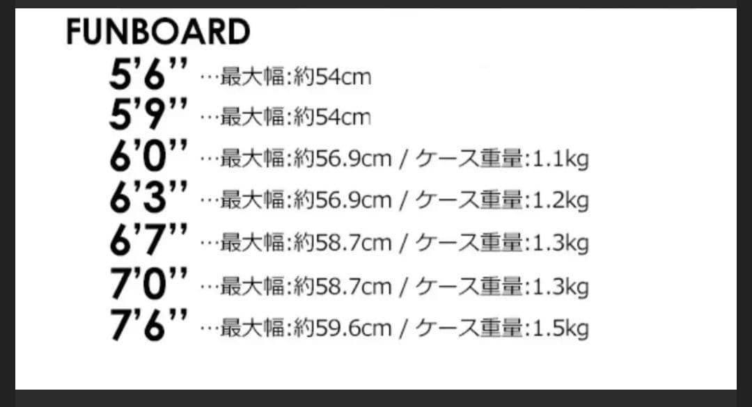 FCS サーフボードケース ハードケース 7'6''