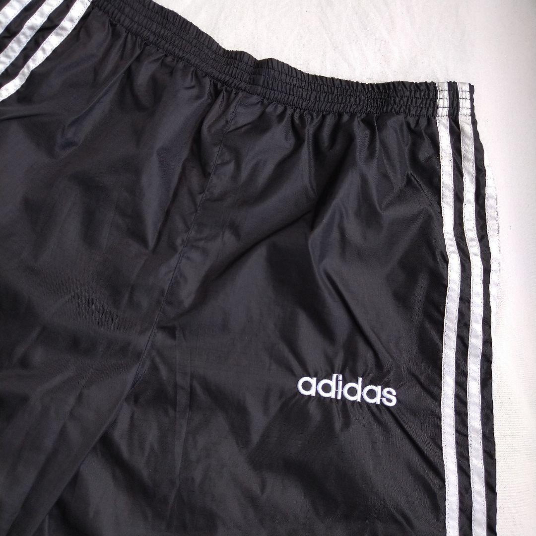 adidas ブラックパンツ 3本ライン　オールド　スポーツ　ビンテージ　メンズ