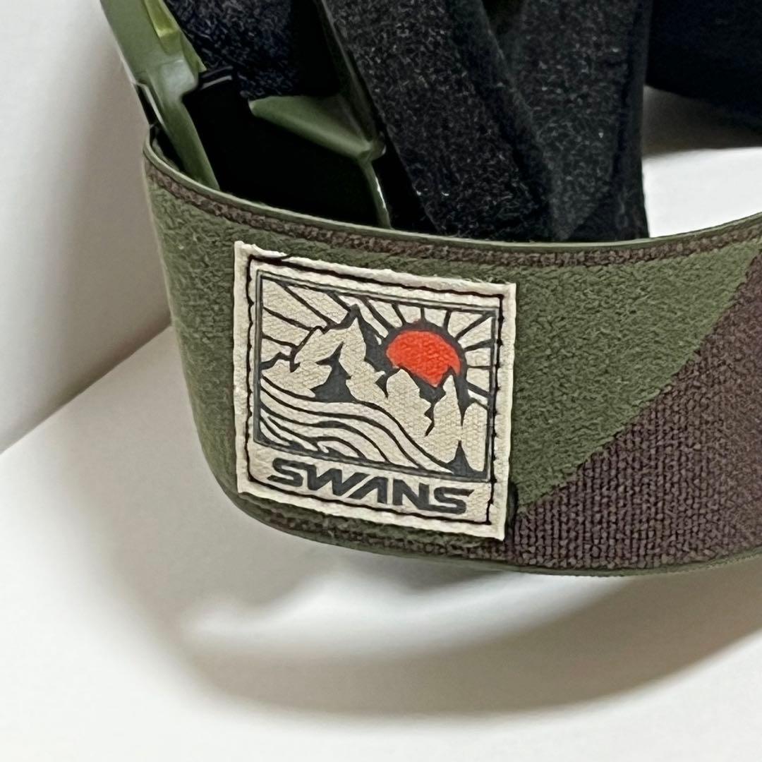 【未使用級美品】RACAN スキー　スノーボード　ゴーグル SWANS