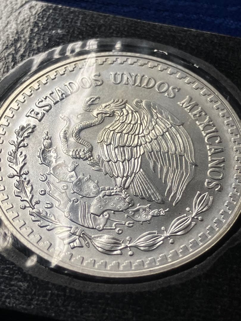 希少1998年 メキシコ 銀メダル 1オンス　リベルタード　独立の天使
