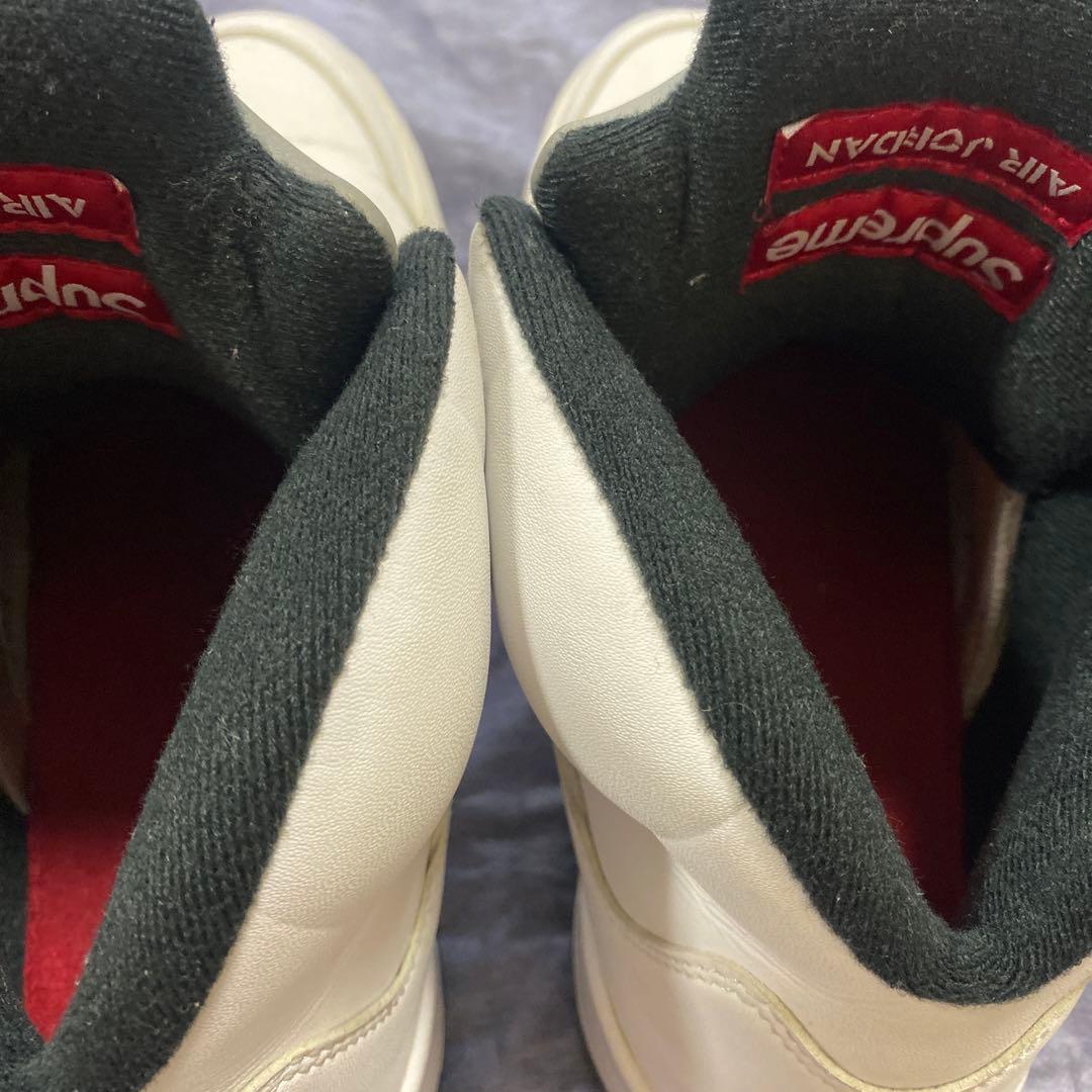 Air Jordan 5 ホワイト supreme サイズ28.5 US10.5