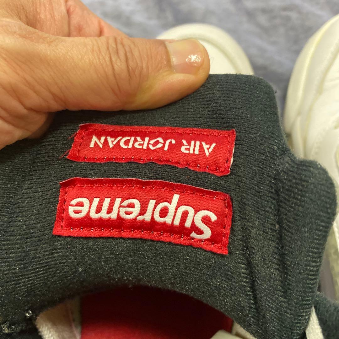 Air Jordan 5 ホワイト supreme サイズ28.5 US10.5