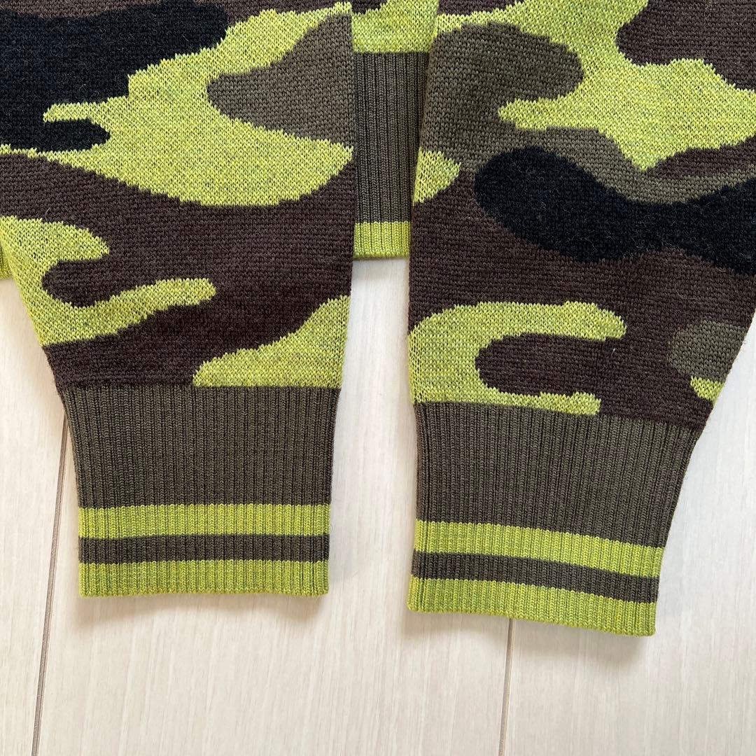 ダンスウィズドラゴン　タートルネック　セーター　新品　迷彩