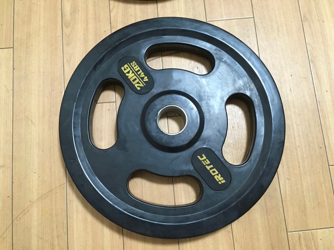 ①アイロテックIROTEC プレート20kg x 1枚穴径50mm(同時購入)