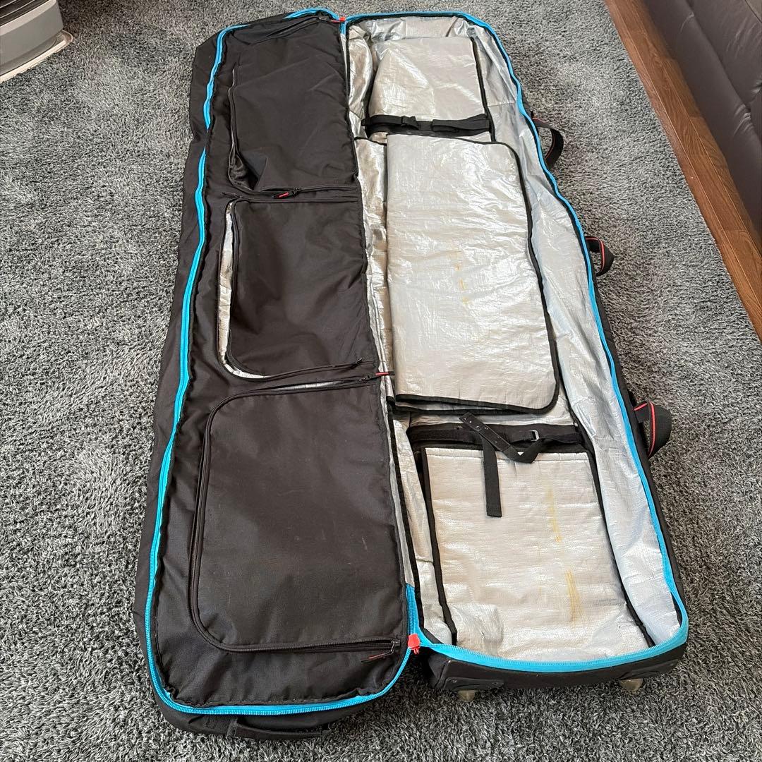 Atomic スキーバッグ 最大4台収納可　グレー/青