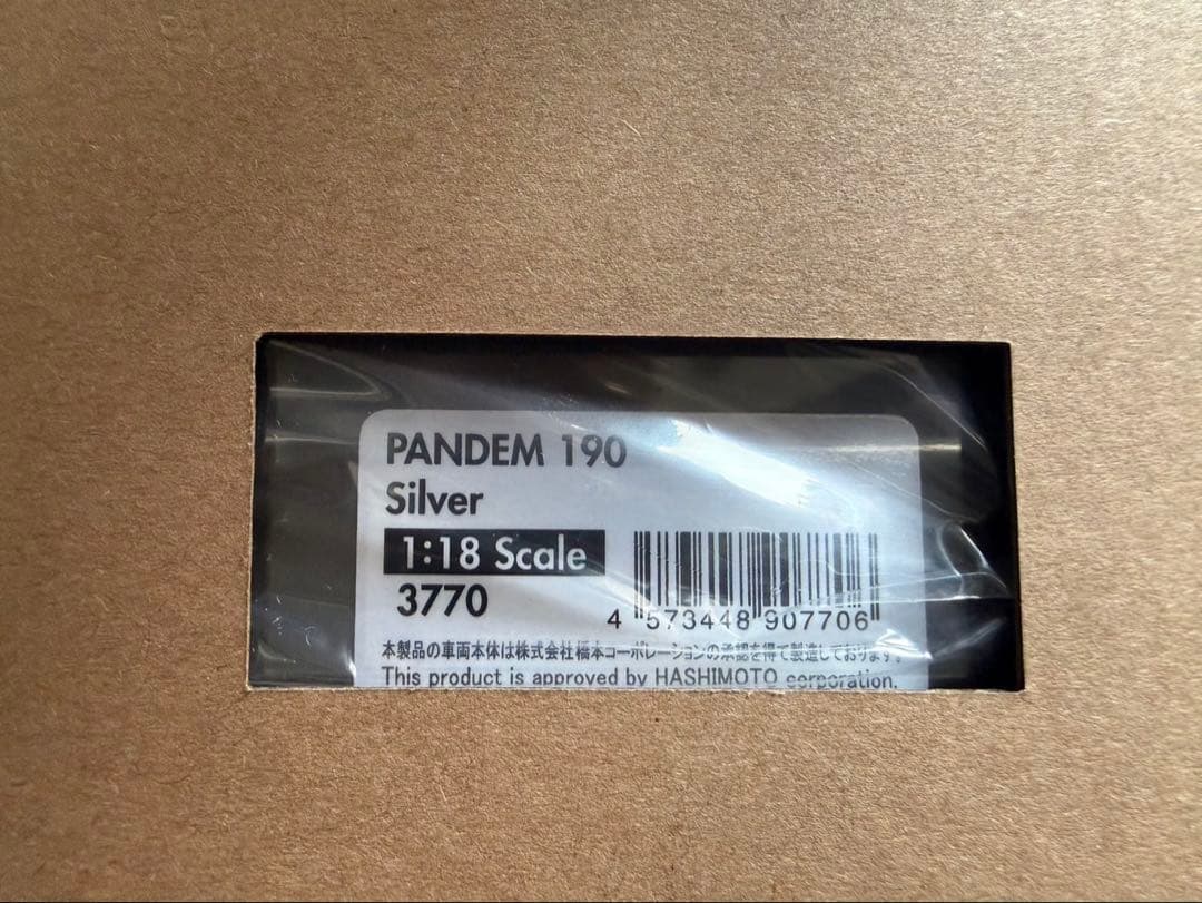 1/18 イグニッションモデル 190 PANDEM W201 ig3770