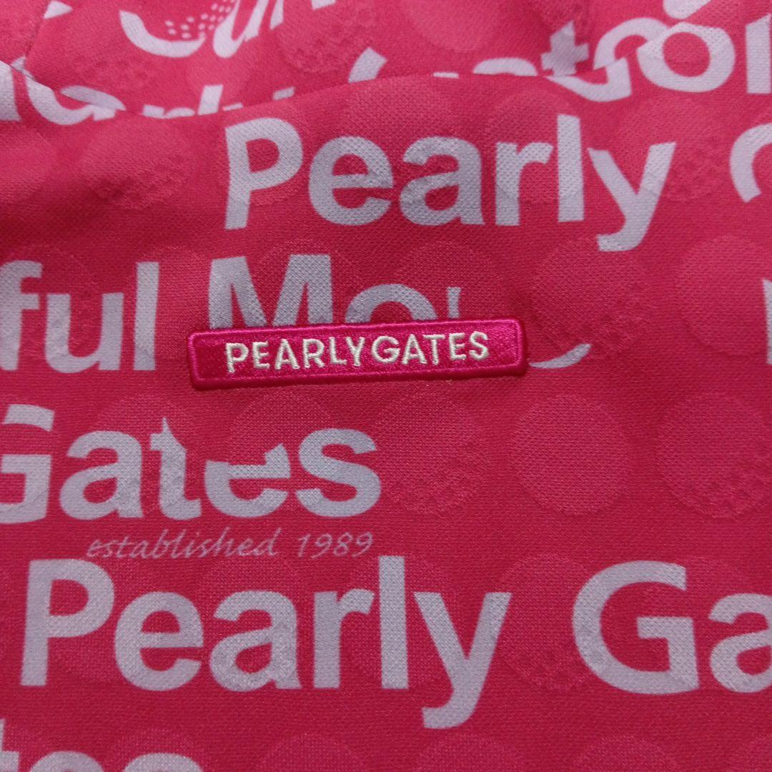 美品！PEARLY GATESパーリーゲイツ★ハイネックシャガードカットソー0号