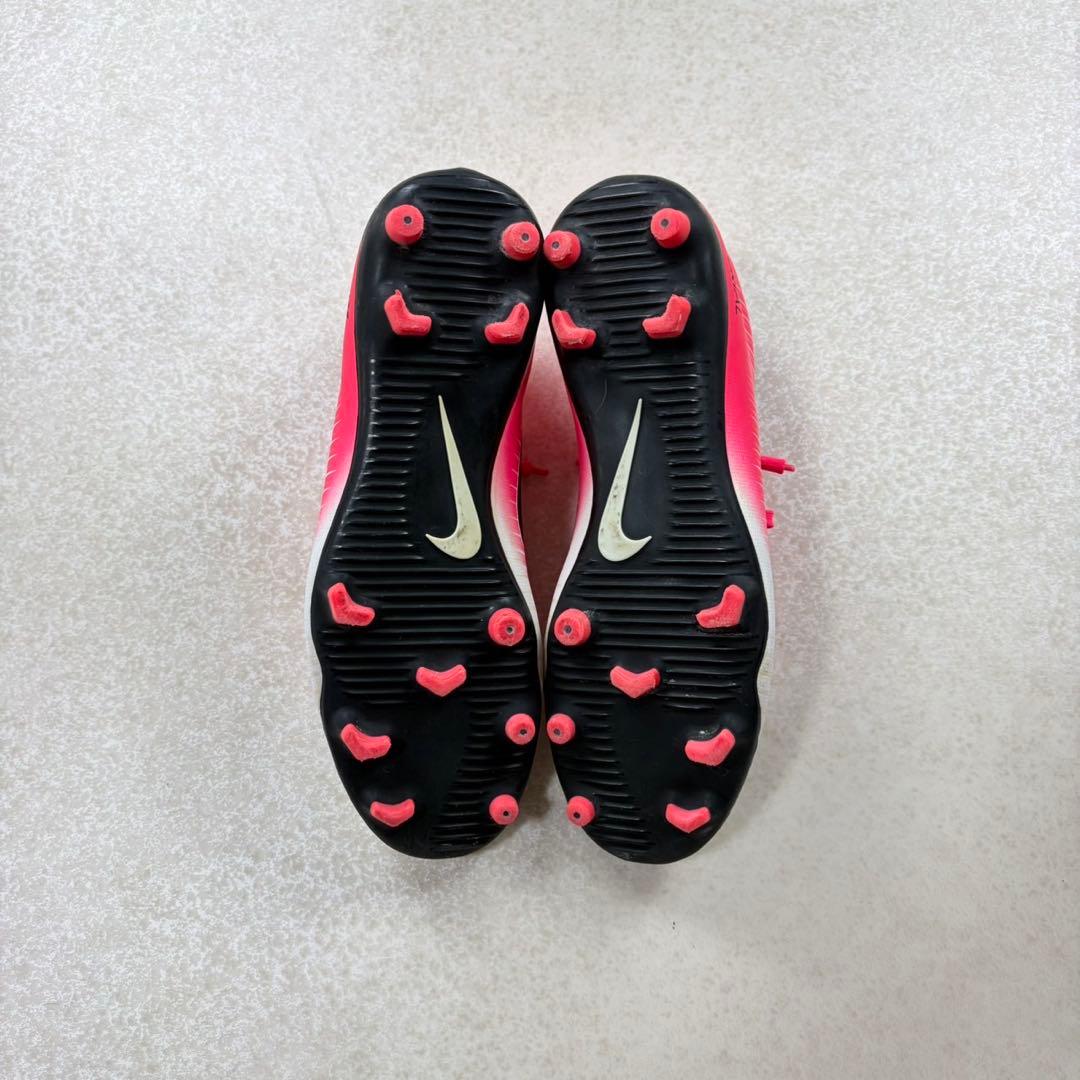 NIKE マーキュリアル サッカースパイク ピンク×ホワイト FG 26cm