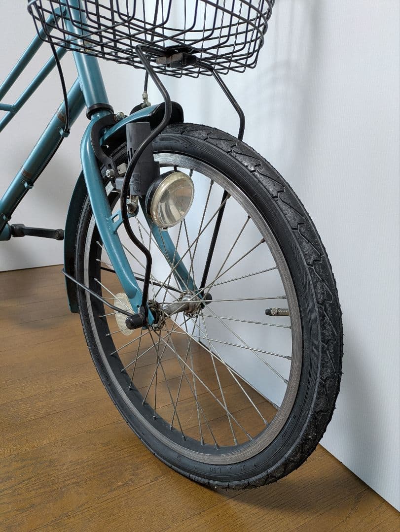 タイヤ前後・ライト新品】DAIWA CYCLE 20インチ 自転車 ブルー