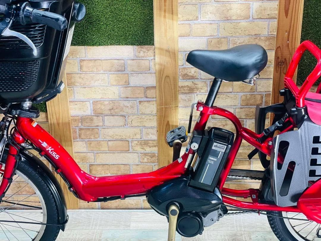 値上間近 No１モデル レッド系 ヤマハ 子供乗せ電動アシスト自転車 H3006