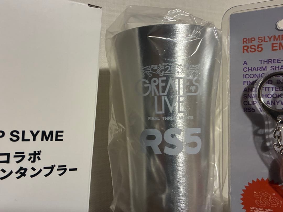 RIP SLYME コラボ キンキンタンブラー　エンブレムチャームセット