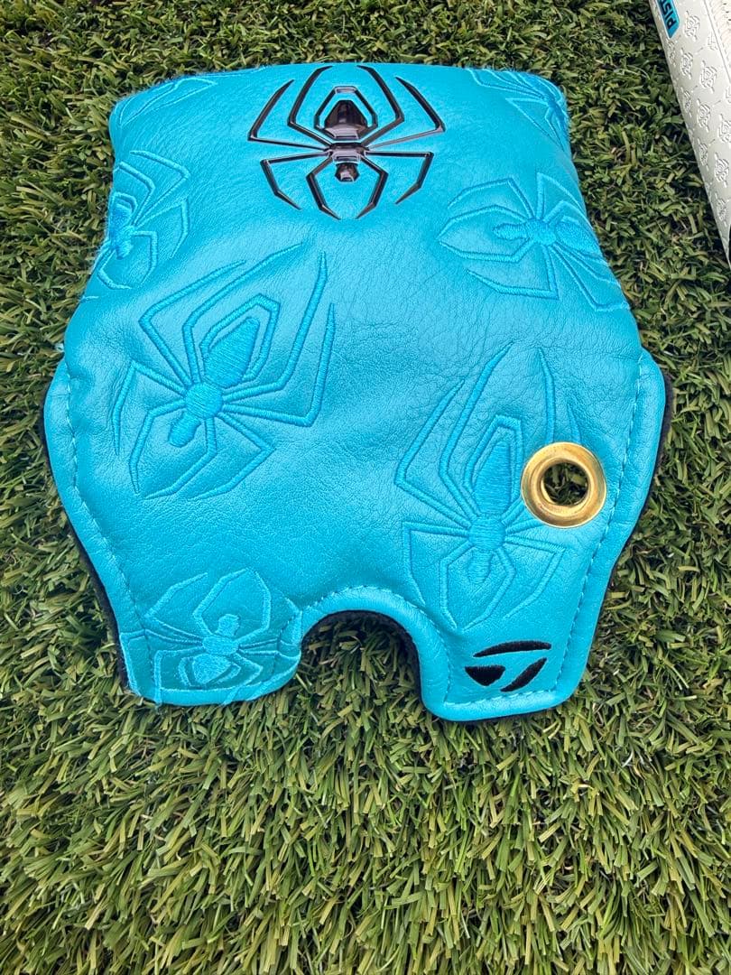 TaylorMade Spider パター 青 ヘッドカバー付き