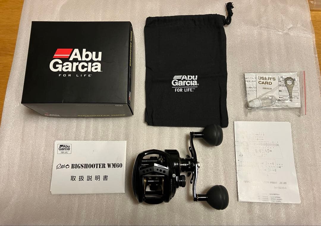 アブガルシア　Revoビッグシューター WM60 右巻き