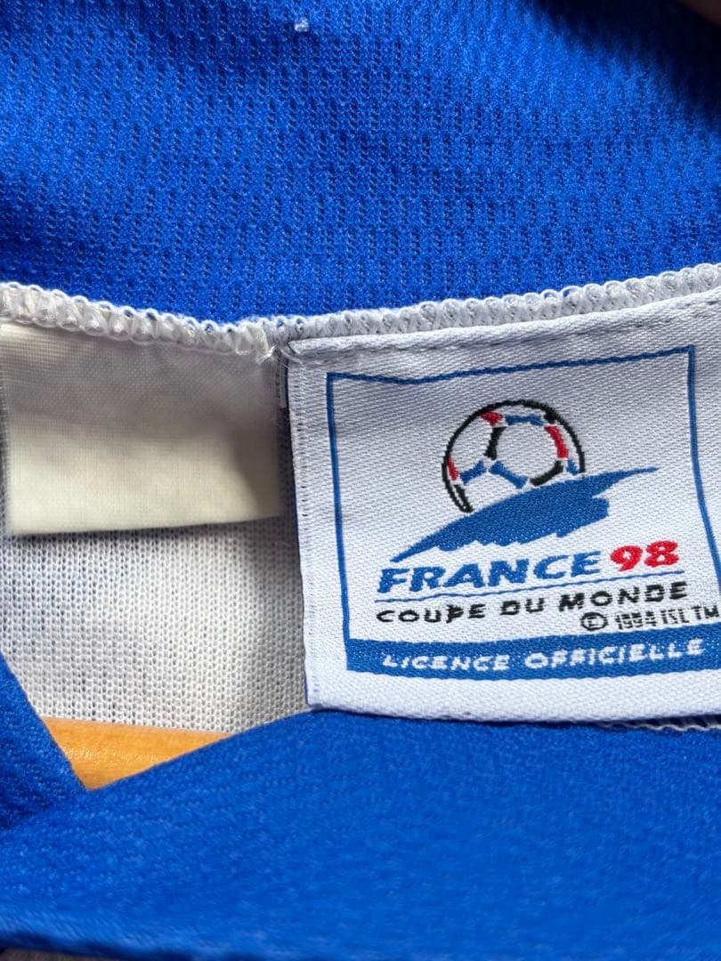 FRANCE98 ゲームシャツ サッカー　ワールドカップ　半袖　ユニフォーム