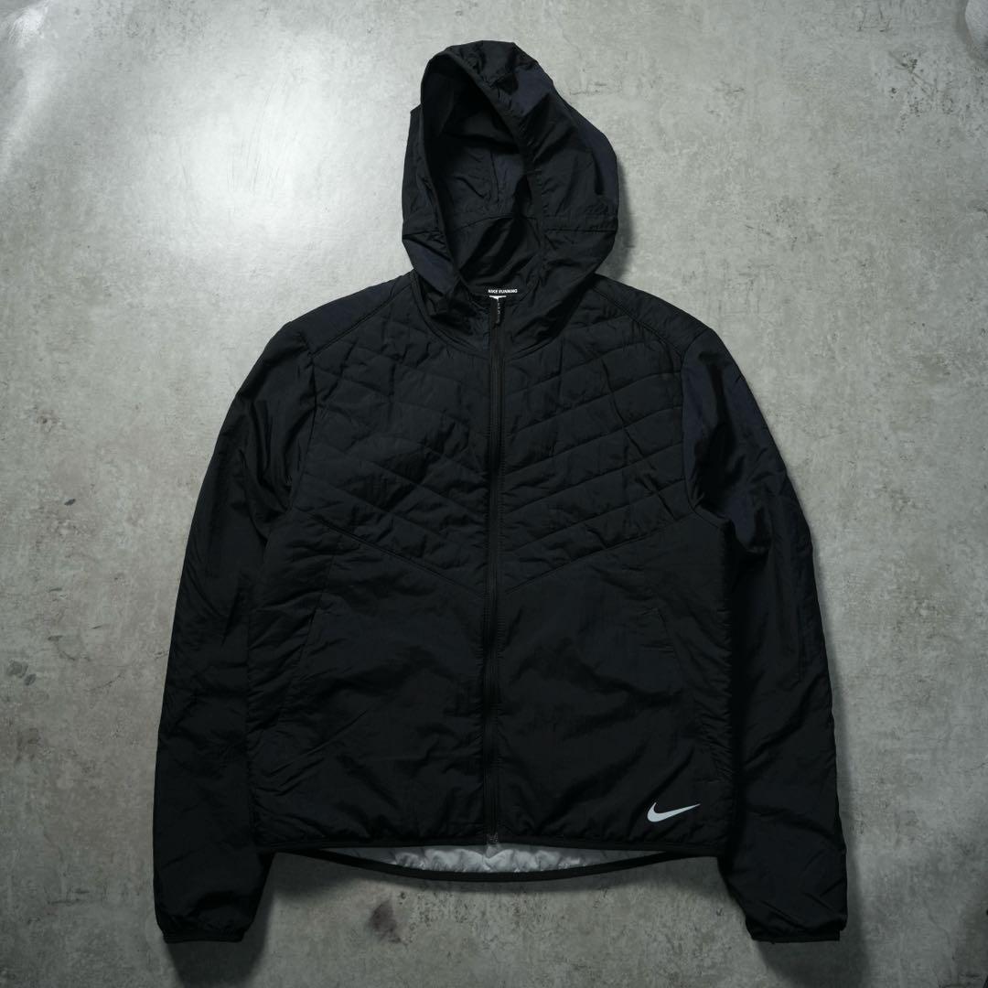 NIKE エアロレイヤーフーディ メンズ ランニングジャケット中綿