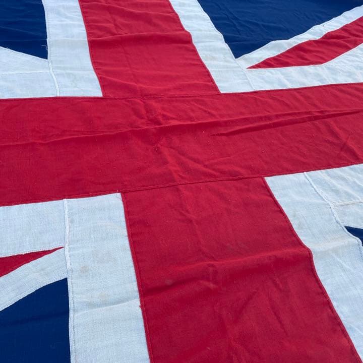 超貴重！巨大ユニオンジャック　英国イギリスアンティーク旗　ヴィンテージ古着USA