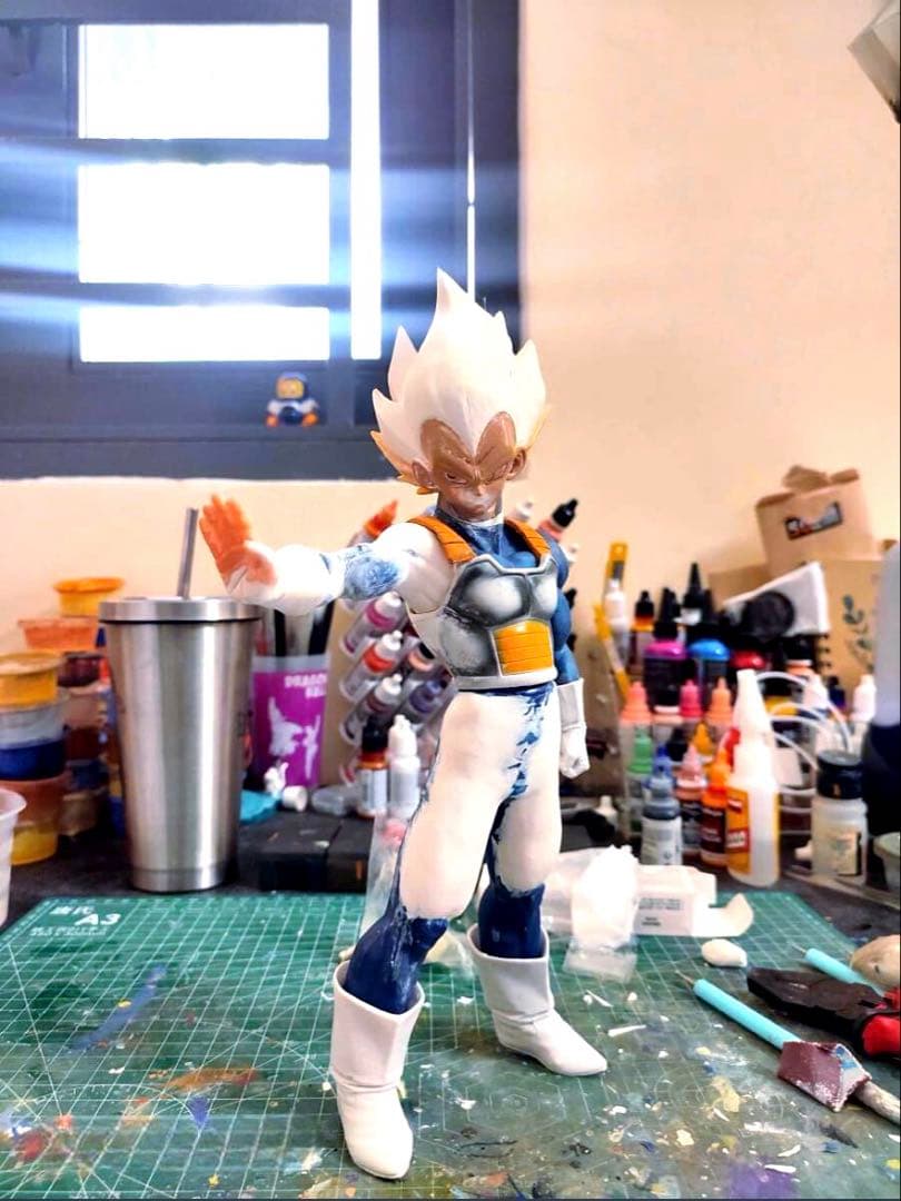 リペイント　二次元彩色　ドラゴンボール SMSP 超サイヤ人　ベジータ