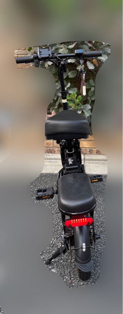 折りたたみ式電動アシスト自転車 黒