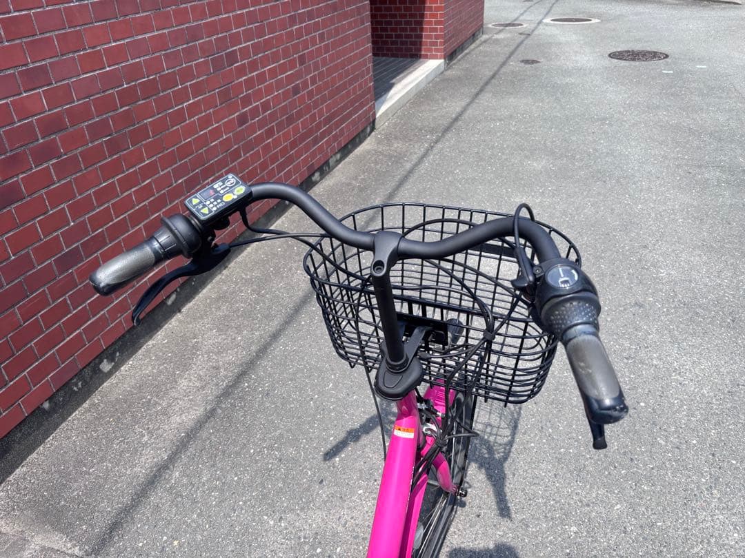 YAMAHA pas babby 電動アシスト自転車 ピンク　チャイルドシート