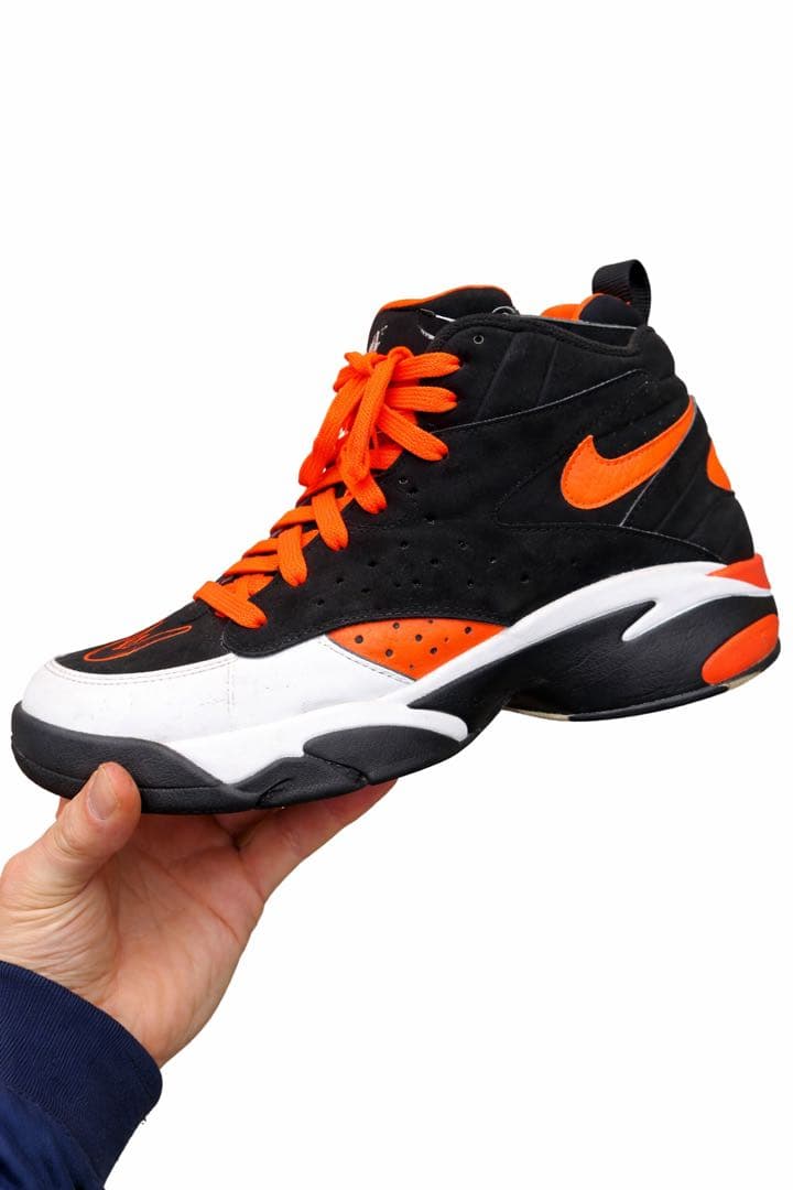 Nike Air ブラック/オレンジ ハイカットシューズ27.5cm