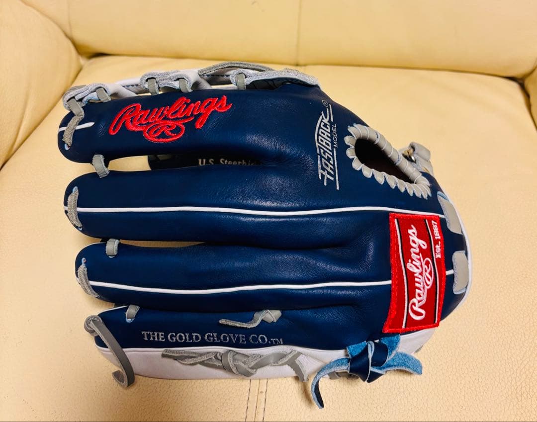 ローリングス ドジャース軟式内野手オーダー　型付け済み　MLB 大谷翔平