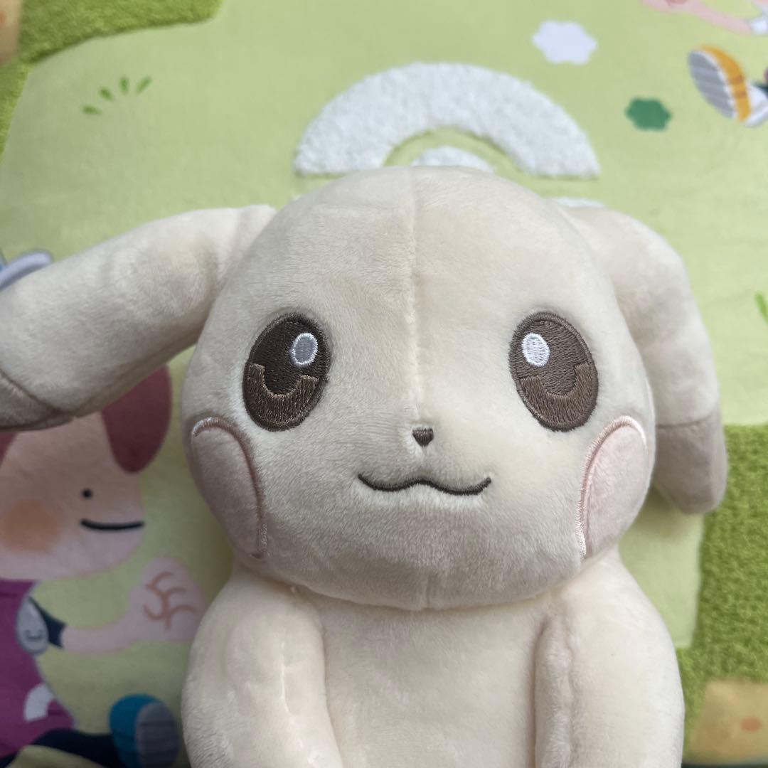 【新品タグ付き】ぽこあポケモン ピカチュウ うすいろ ぬいぐるみ