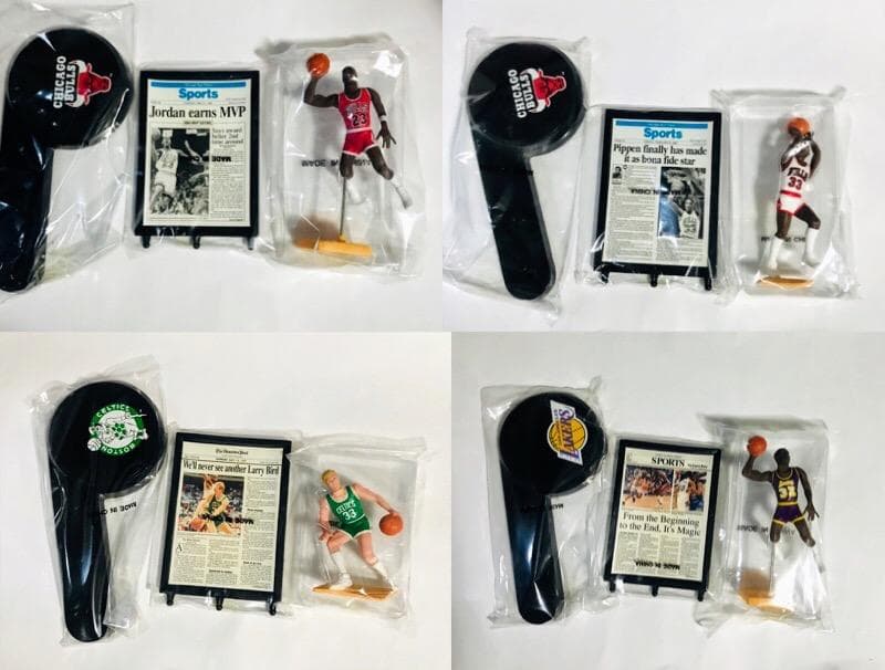 【貴重】8体セット NBA バスケットボールフィギア 1992 Kenner