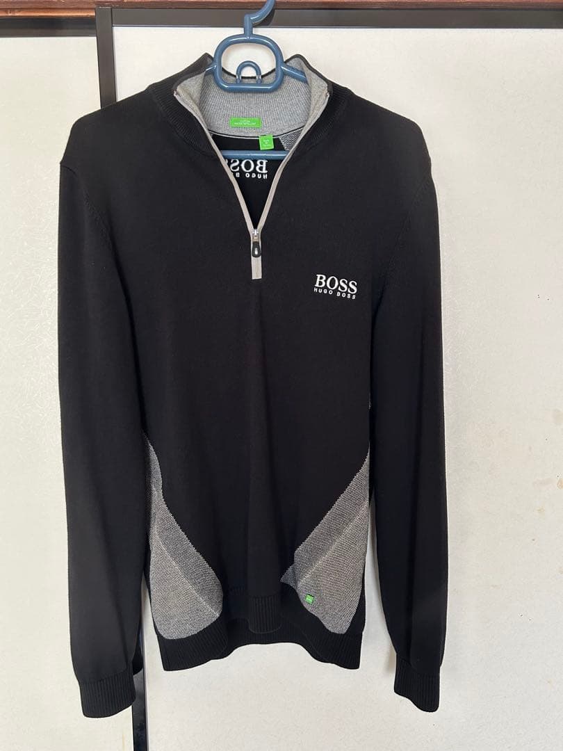 HUGO BOSS ゴルフセーター ブラック