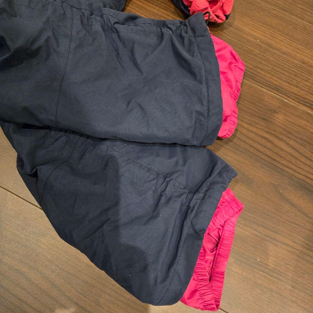 THE NORTH FACE 子供用スキーウェア 90 ネイビー/ピンク