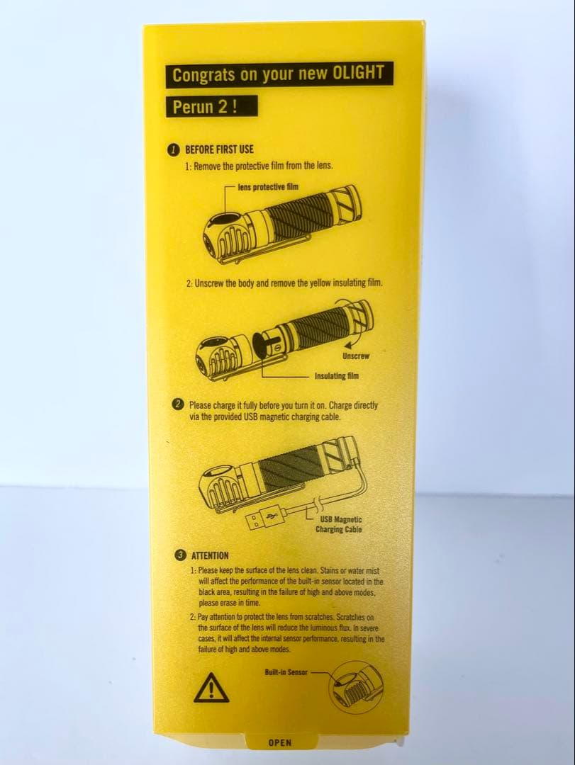 【新品同様】Olight Perun 2 LEDヘッドライト 最大2,500lm