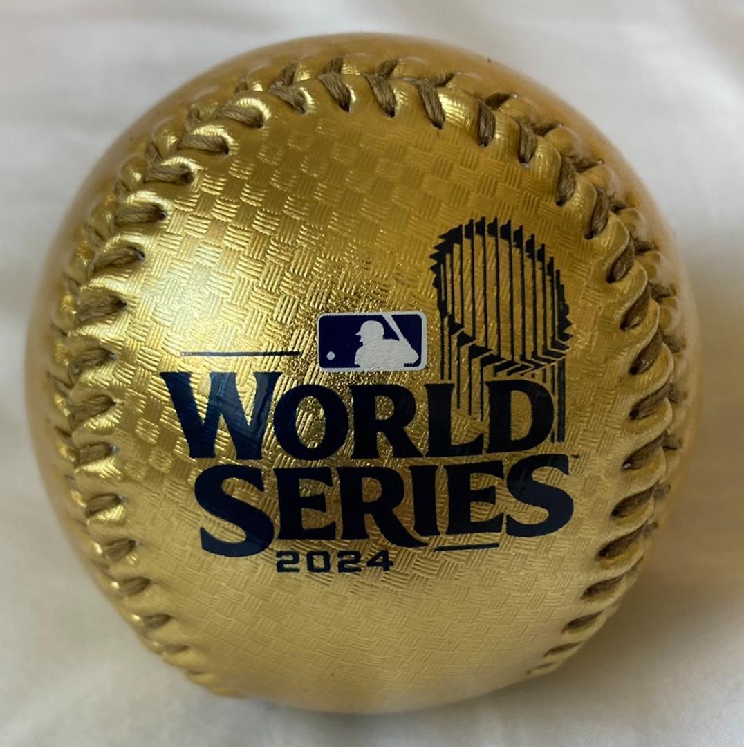 LAドジャース2024年ワールドチャンピオン 公式ボール ゴールド 大谷翔平