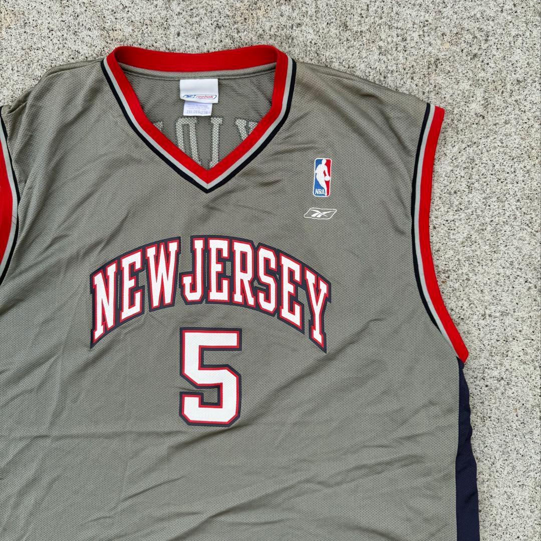 90s new jersey nba バスケユニフォーム　kidd 5 nike