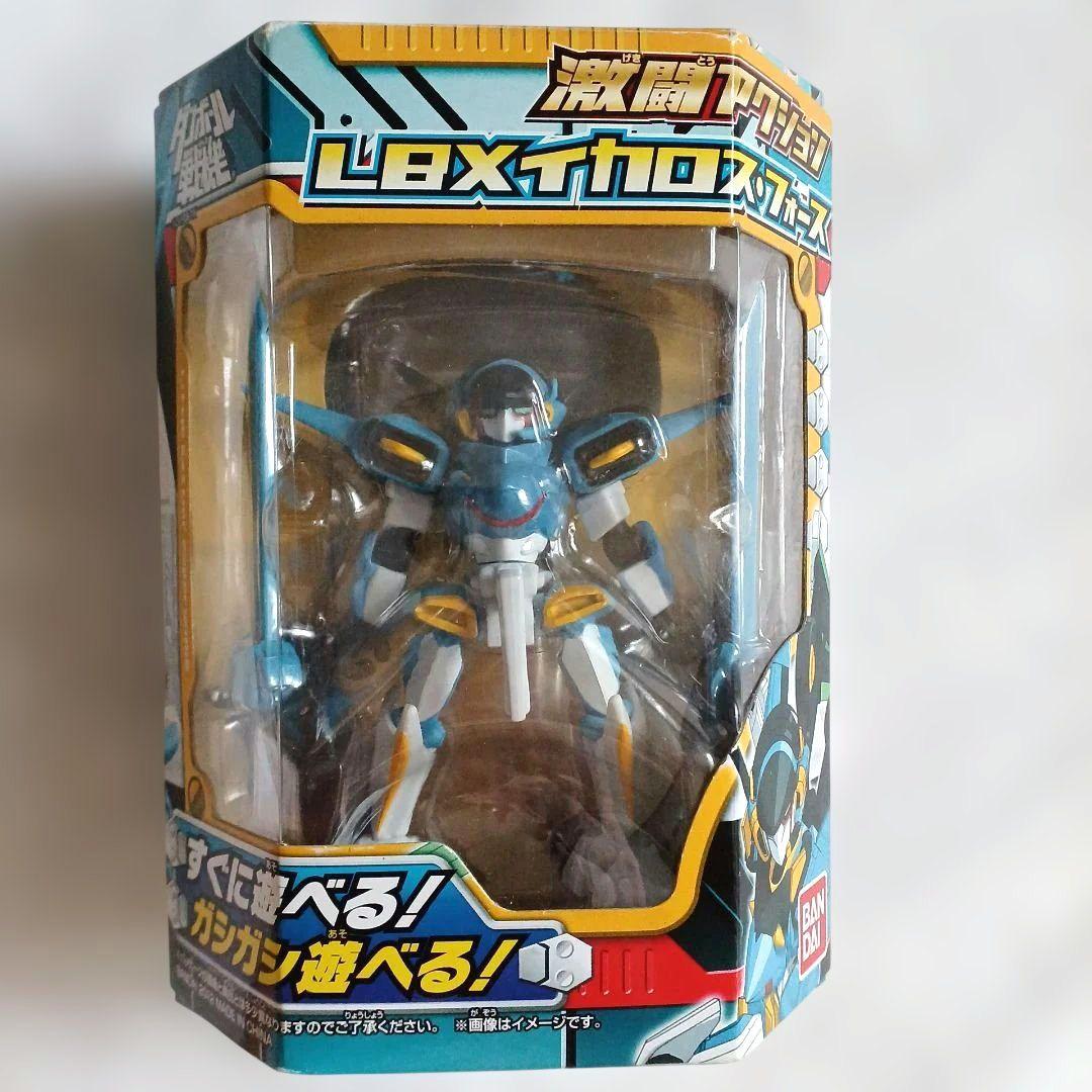 ダンボール戦機　激闘アクション　LBXイカロス・フォース　フィギュア　当時モノ
