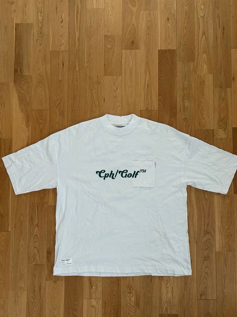 美品　キャプテンズヘルムゴルフ　モックネック　XL　白