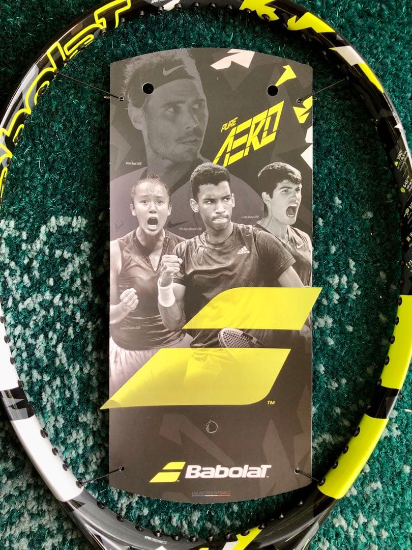 新品未使用 Babolat PURE AERO G1 ガット付き