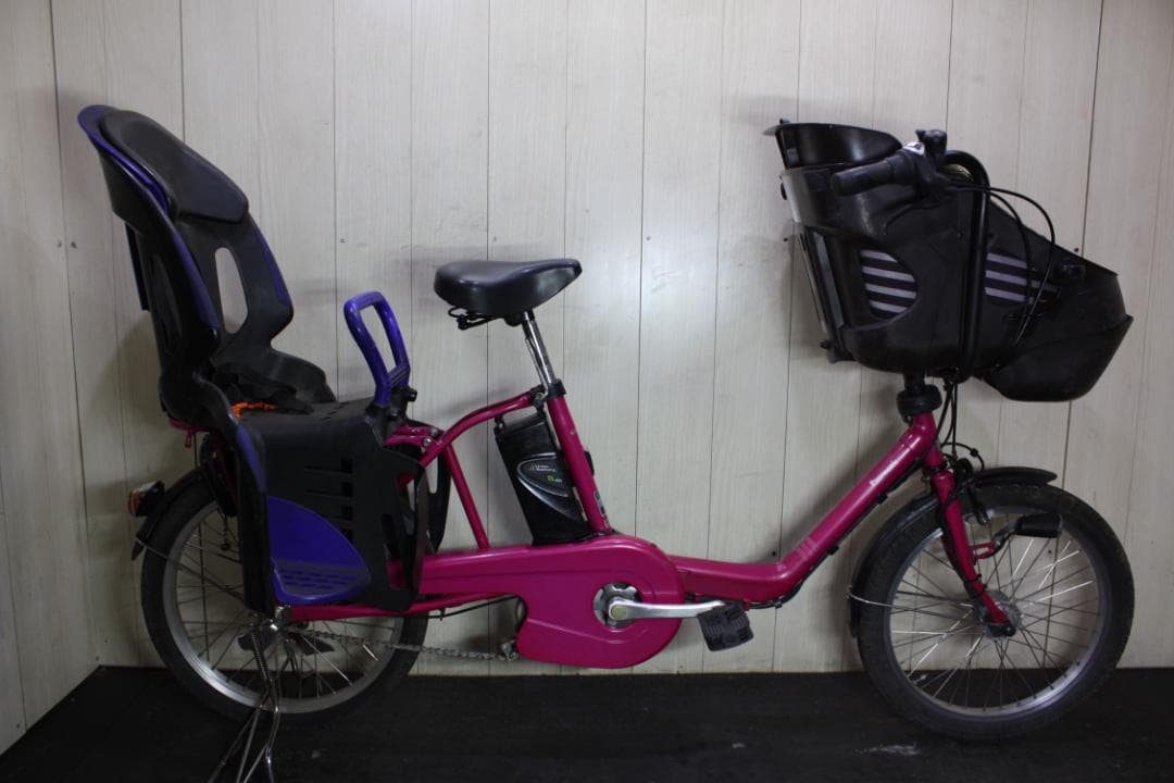 電動アシスト自転車 チャイルドシート2個付き
