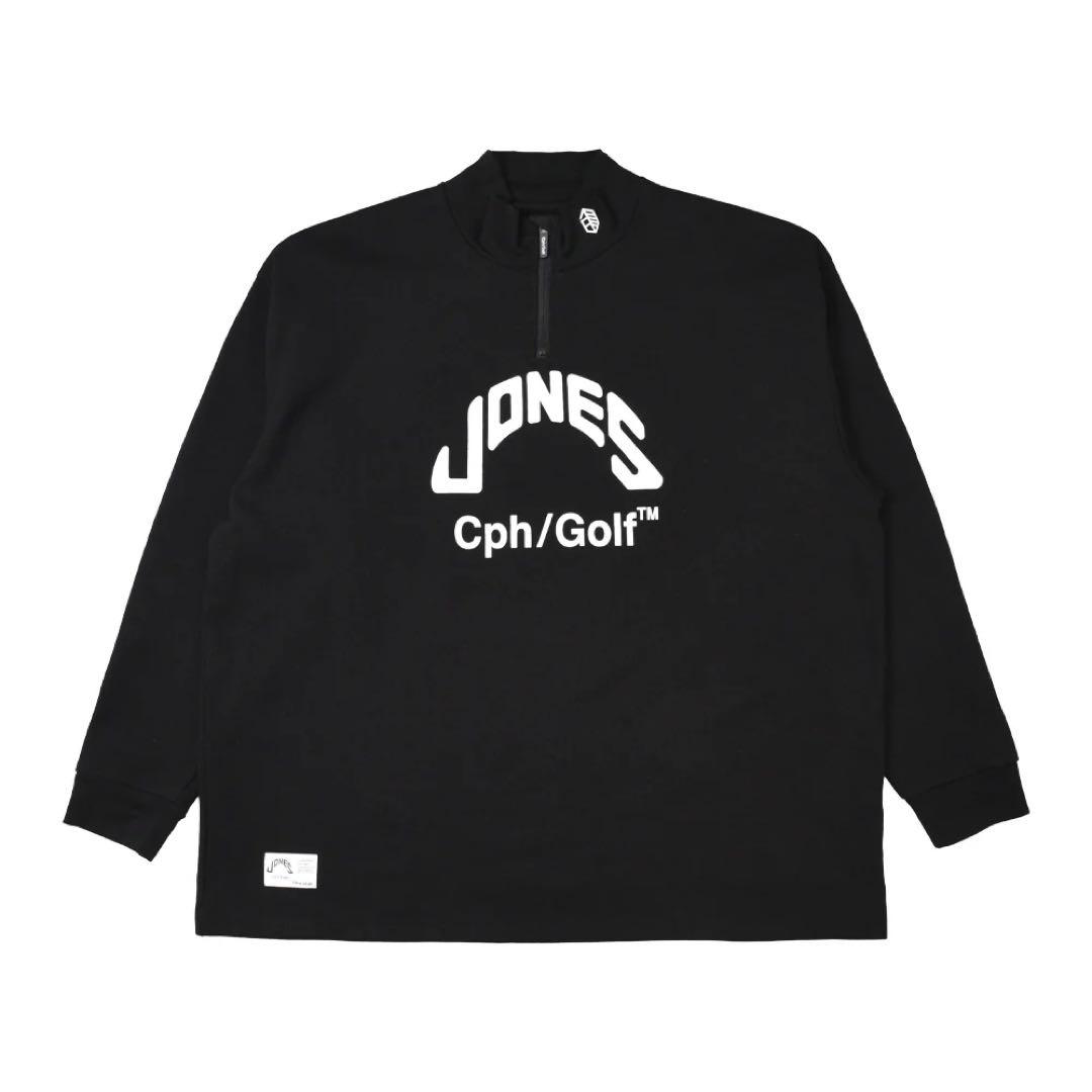 Cph/Golf × JONES LS MOCK NECK TEE ブラック