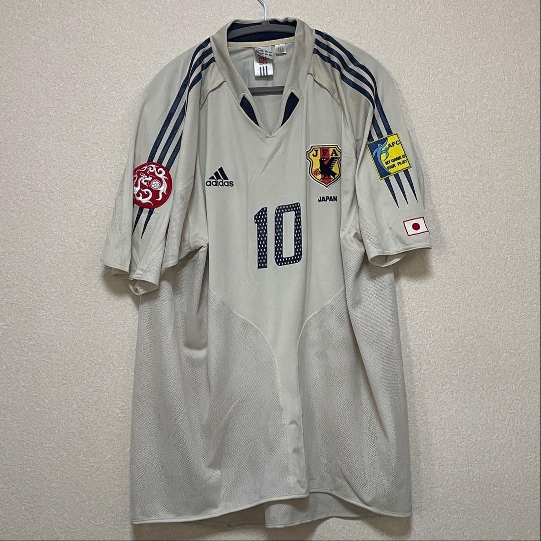 【希少】2004アジアカップ 中村俊輔　海外XL アウェイ フルパッチ 正規品