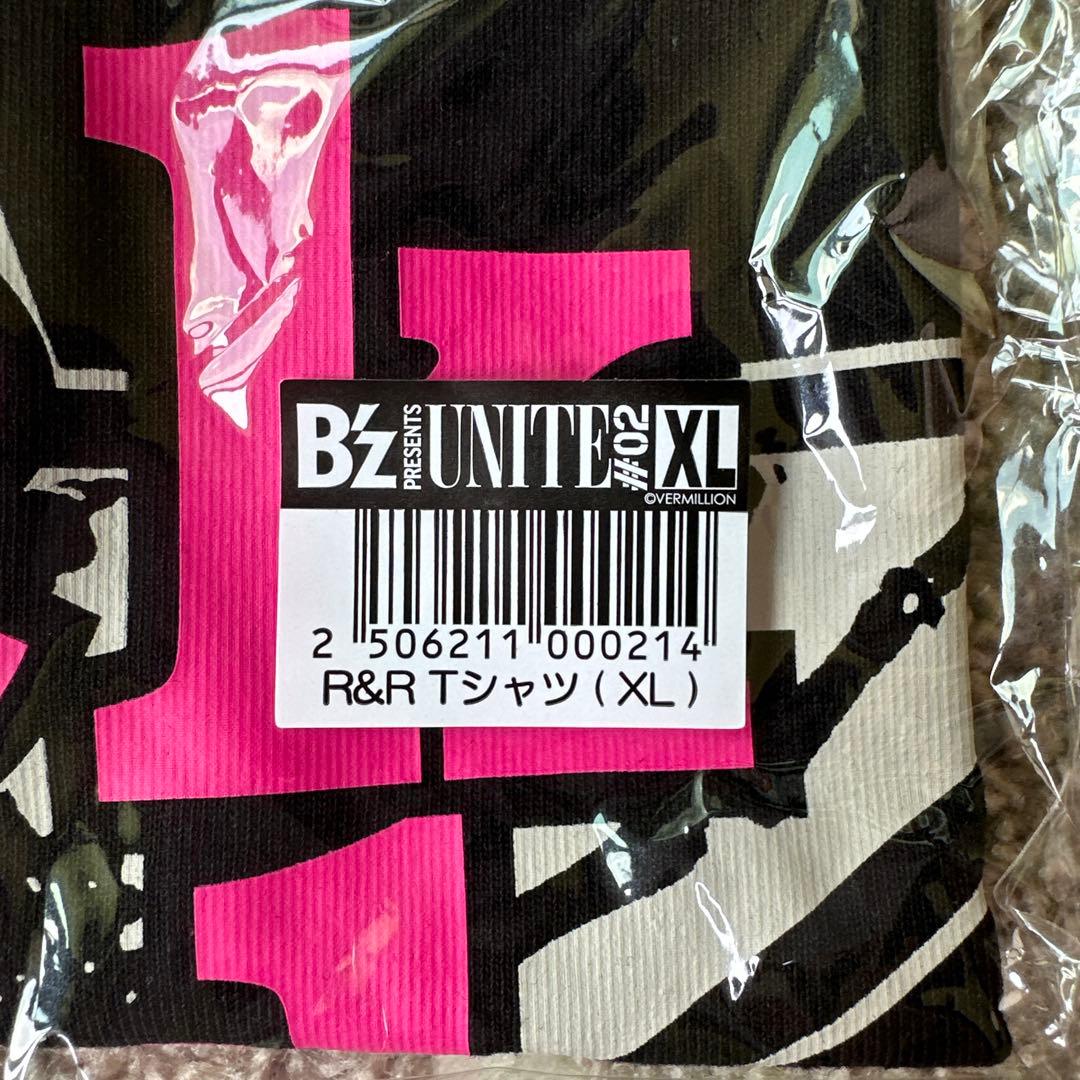 B'z UNITE #02 R&R Tシャツ（XL） 新品未開封、未使用