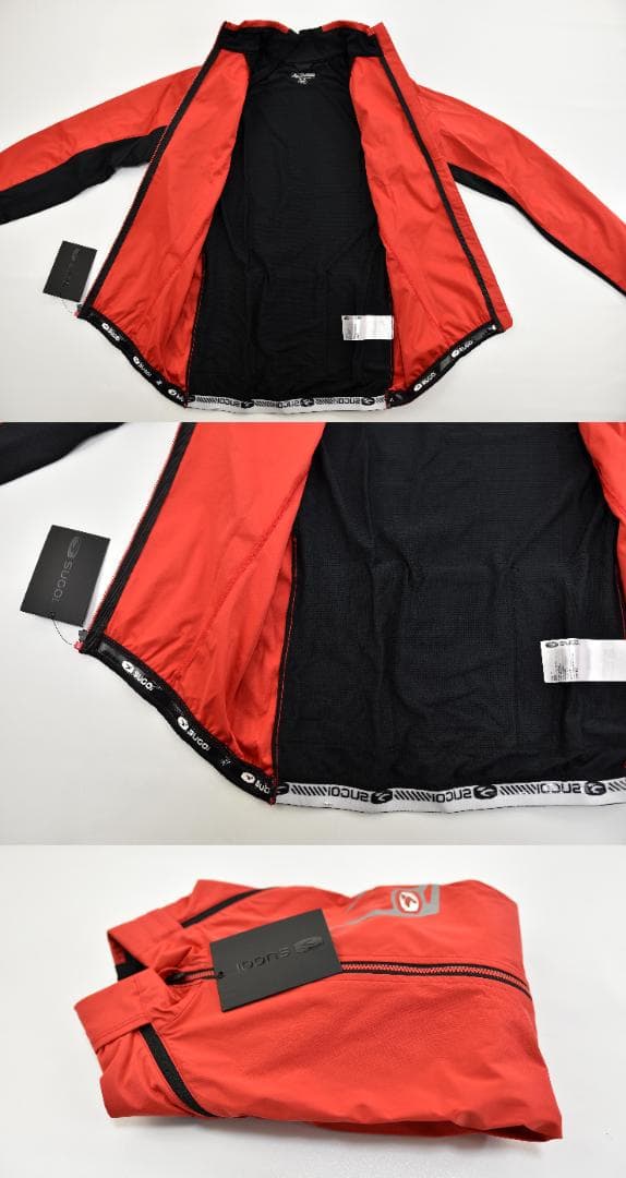 SUGOI RS120 2WAY 長袖ジャージ or 半袖 size:M レッド