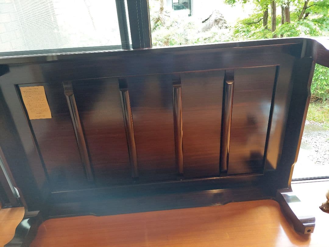 和室テーブル　黒檀