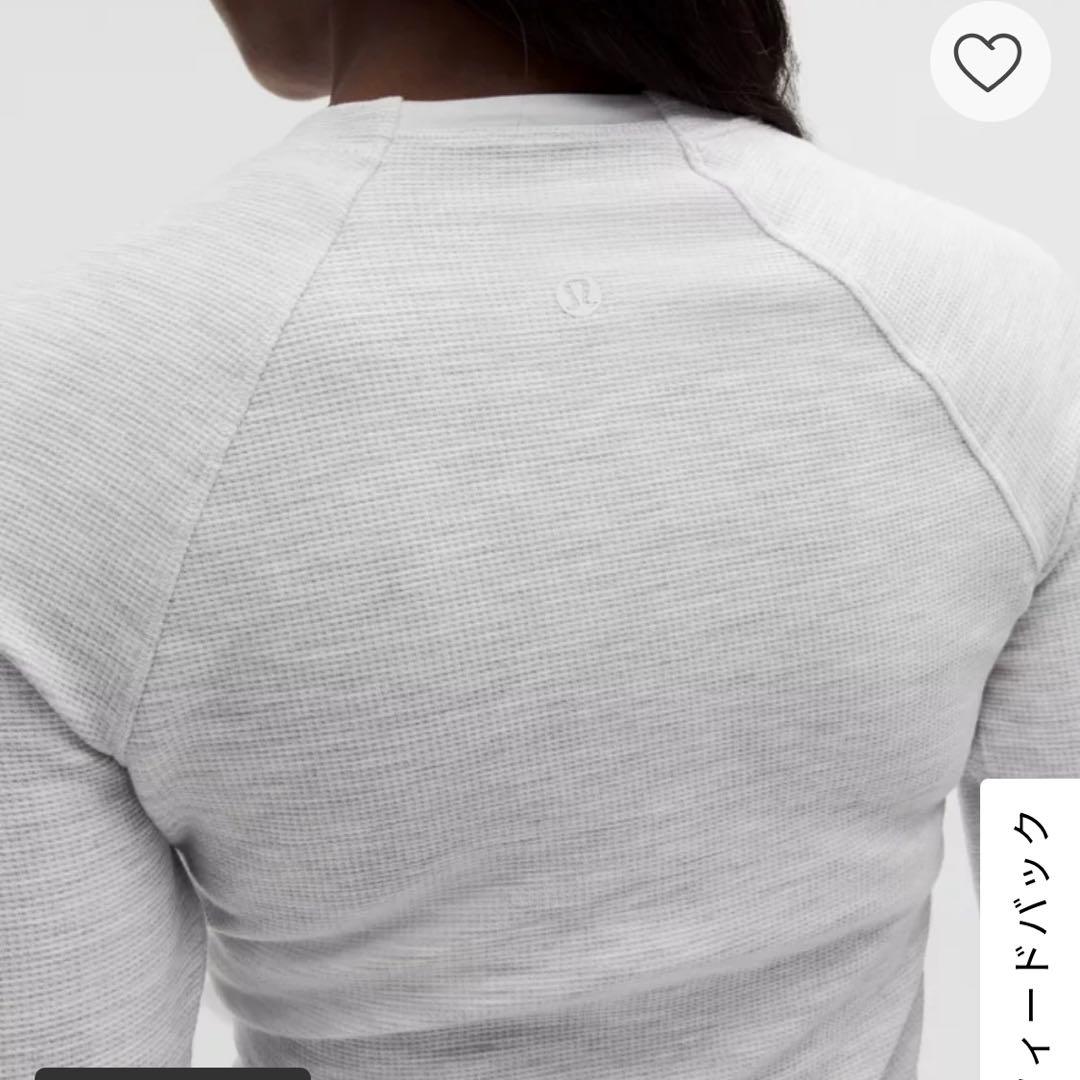 ルルレモン　ワッフルニット クルーネック ベースレイヤー　XXS