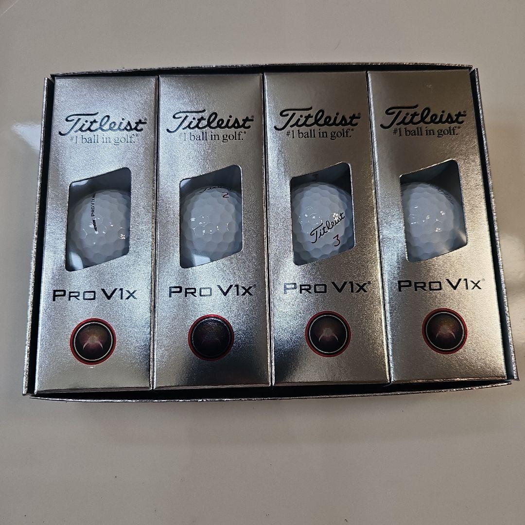 Titleist Pro V1x 2025年　正規品　１ダース白　新品未使用