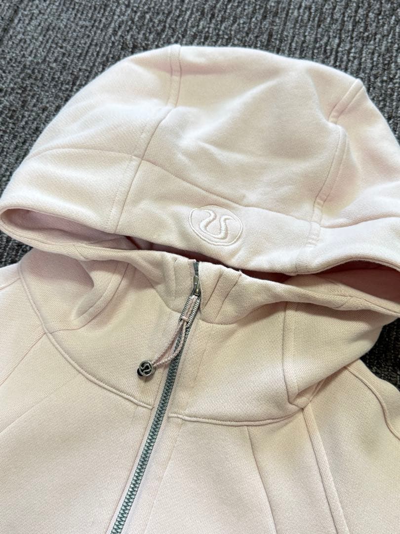 Lululemon Scuba Full Zip Hoodie 6 ライトピンク