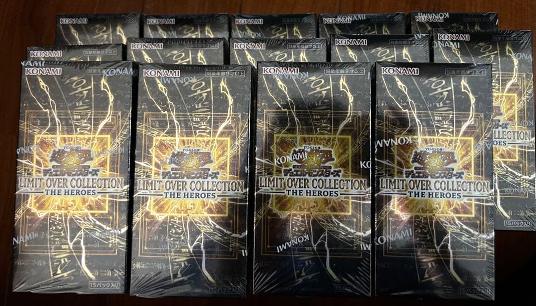 【シュリンク付き】遊戯王OCGリミットオーバーコレクション ヒーローズ14BOX